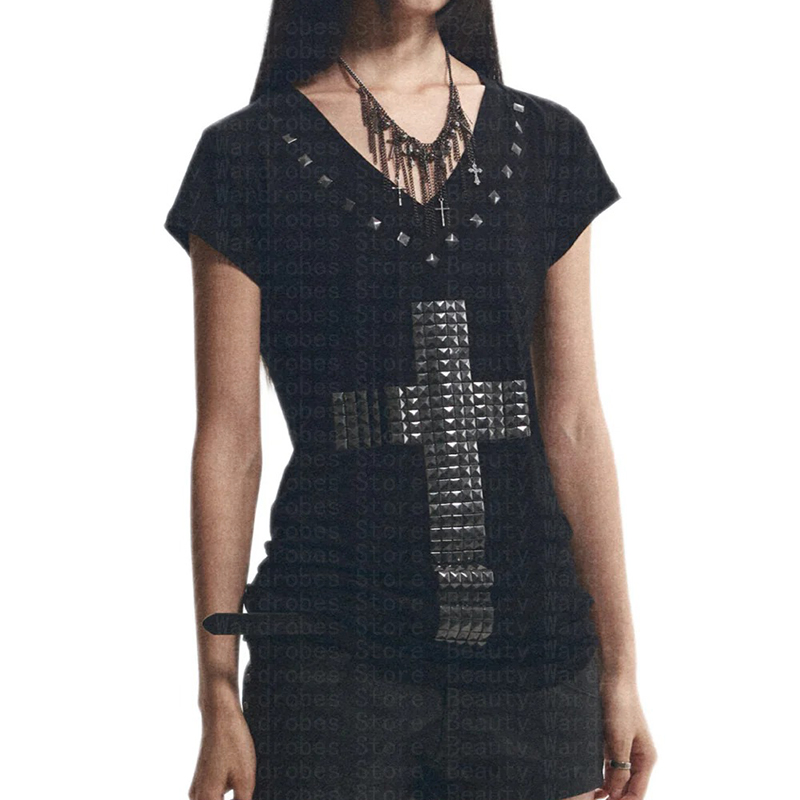 Rock Goth Unique Top Y2k Crop  - огляд і ціна Y2K Graphic Baby Tee Crop