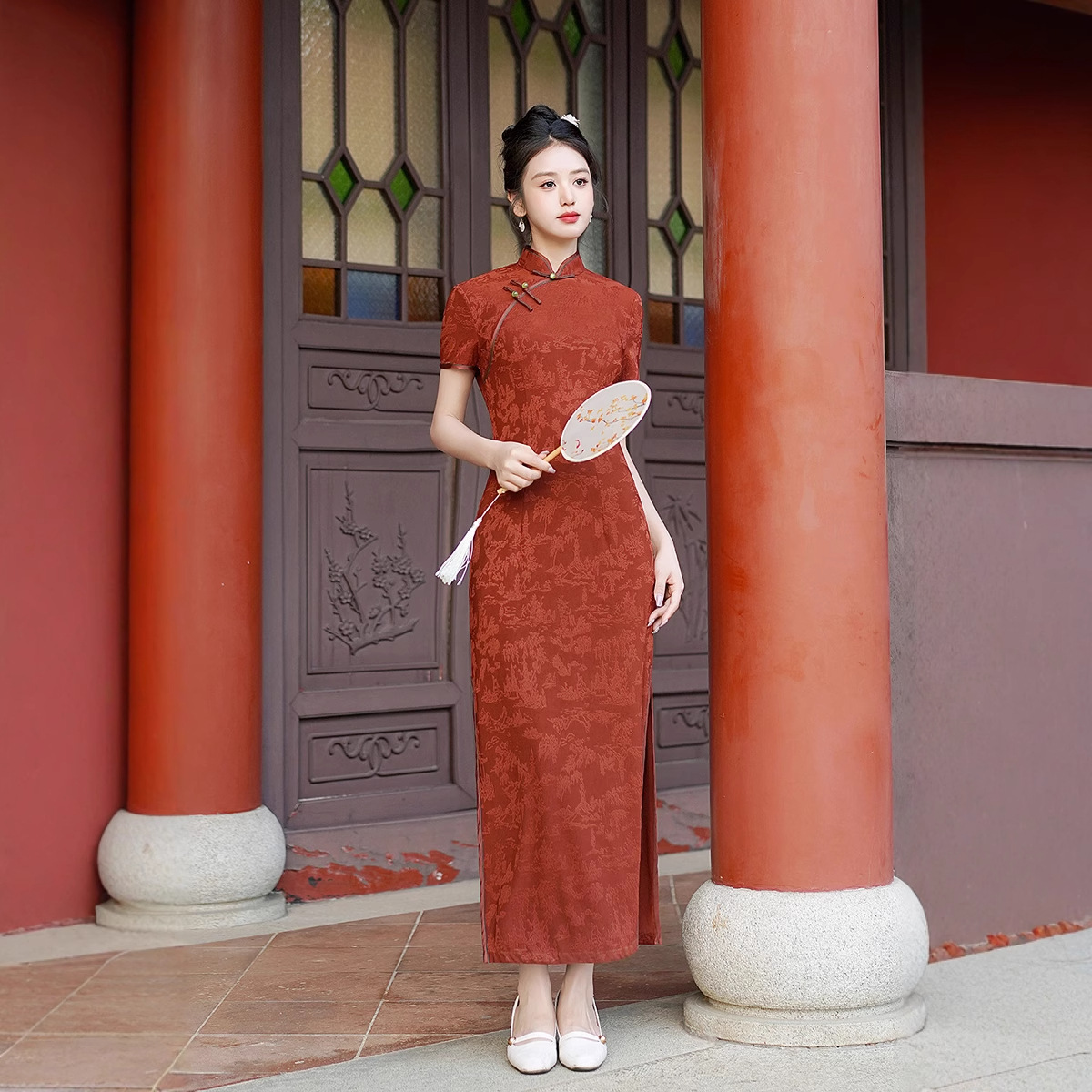 New Cheongsam Long Dress Tempe - огляд і ціна Dresses